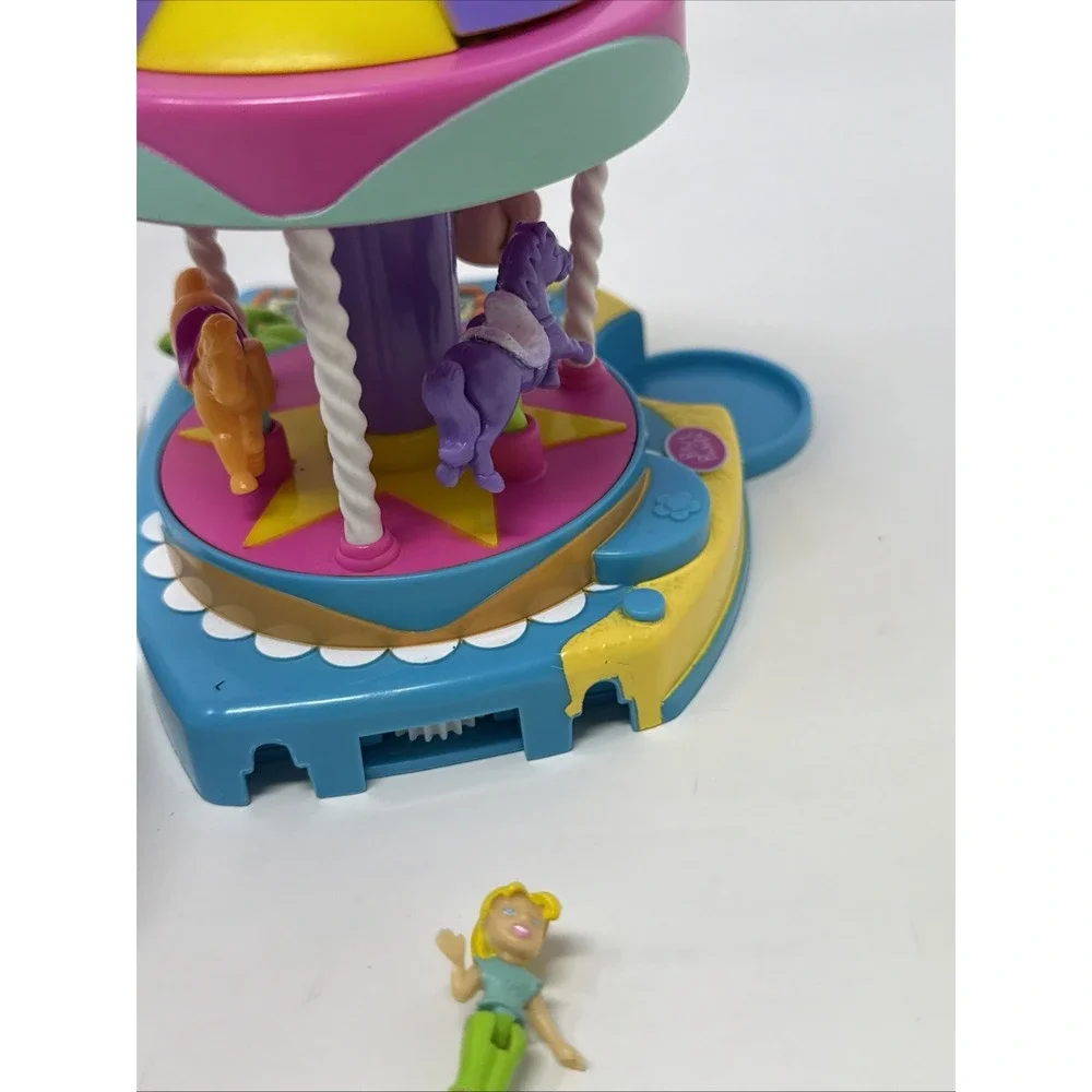 Vintage 2002 Polly Pocket Pollyworld Carousel Playset‎ from Amusement Park